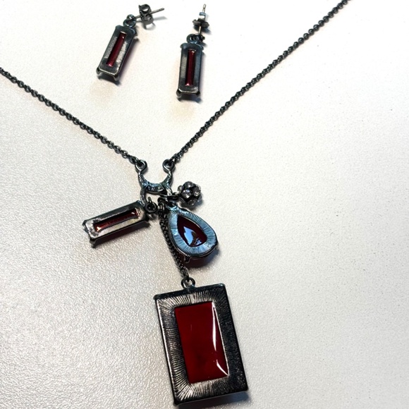 Set necklace, earrings and bracelets - Picture 5 of 10